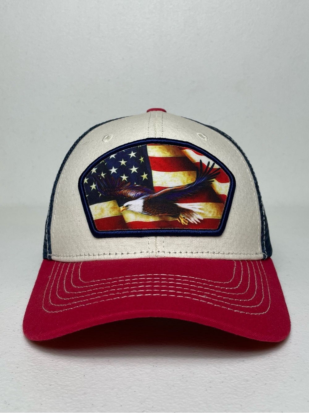 USA Eagle Embroidered Baseball Hat – Adjustable, Curved Brim Cap